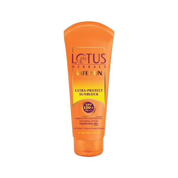 Lotus Herbals Safe Sun Ultra Sunblock – Spf 100 Pa+++  (30 Ml)