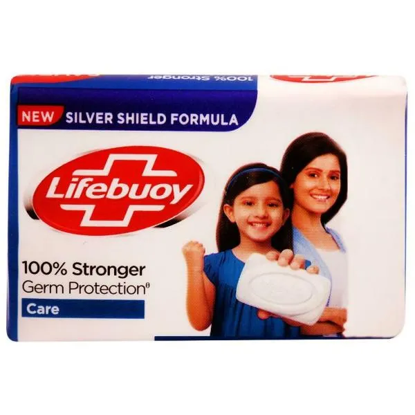 Lifebuoy Care Soap, 100% Better Germ Protection, 51 G