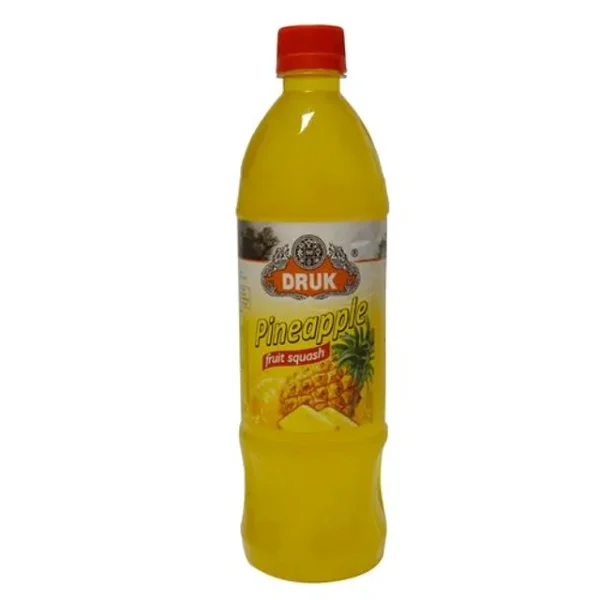 Druk Pineapple Squash, 700 ml Bottle