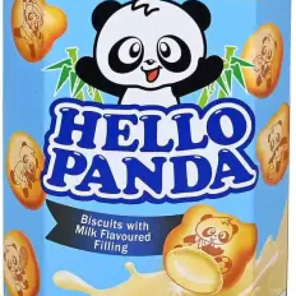 Meiji Hello Panda Biscuit With Milk Cream Filled Imported 45gms