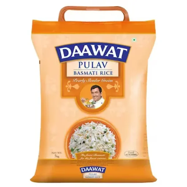 Daawat Pulav Basmati Rice 5 kg