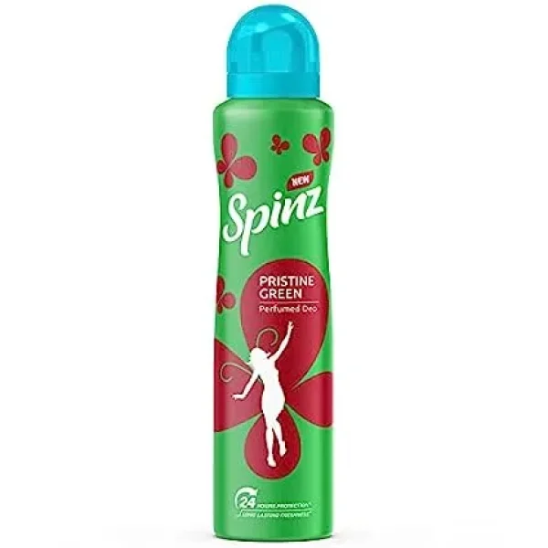 New Spinz Pristine Green Perfumed Deo for Women 150ML