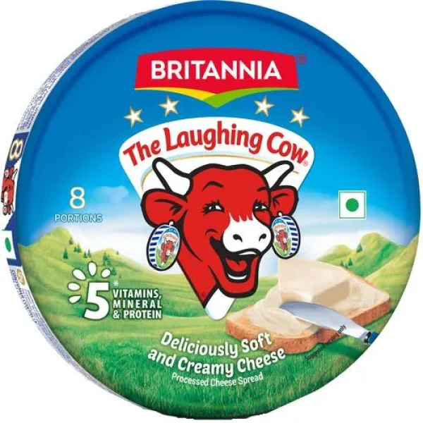 Britannia The Laughing Cow Creamy Cheese Triangles, 120 g