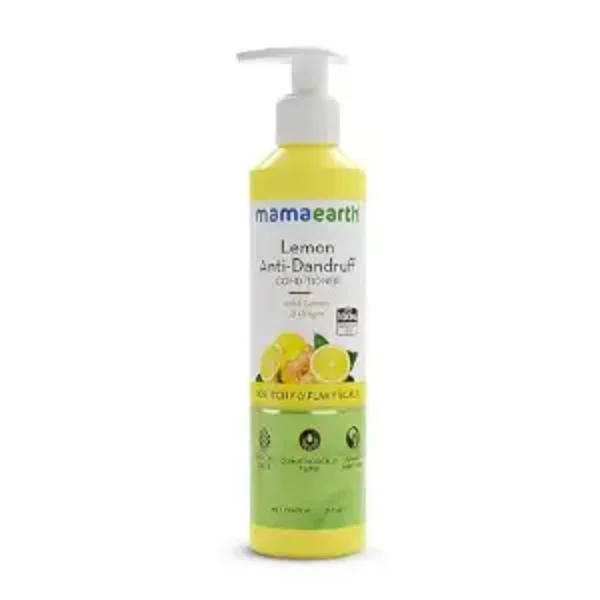 Mamaearth Lemon Anti-Dandruff Conditioner with Lemon & Ginger for Soft & Smooth Hair ? 250 ml