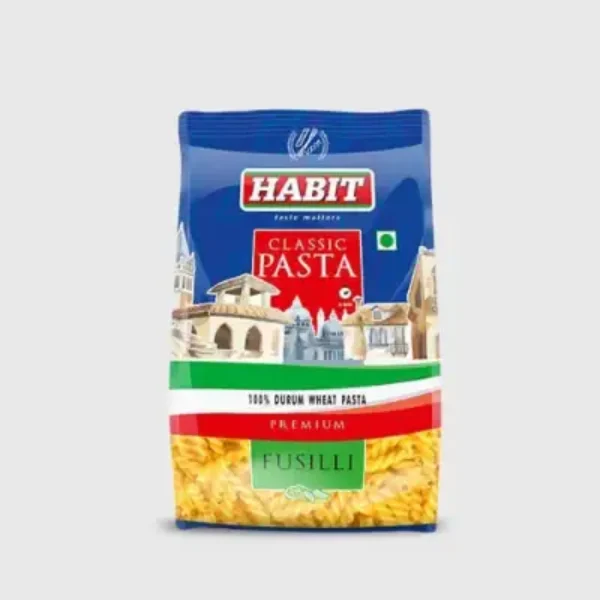 Habit Fusilli 100% Durum Wheat Pasta, 500g (Pack of 2)