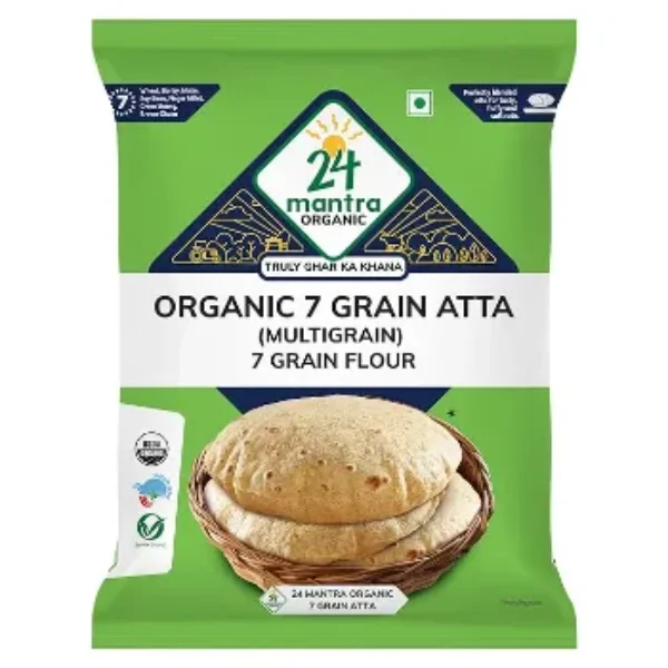 24 Mantra Organic 7 Grain Atta – 1 Kg