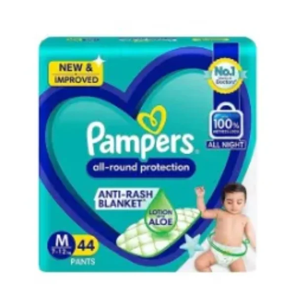 Pampers All-Round Protection Pants (M) 44 count (7 – 12 kg)