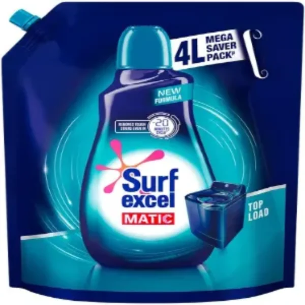 Surf Excel Matic Top Load Liquid Detergent  4L