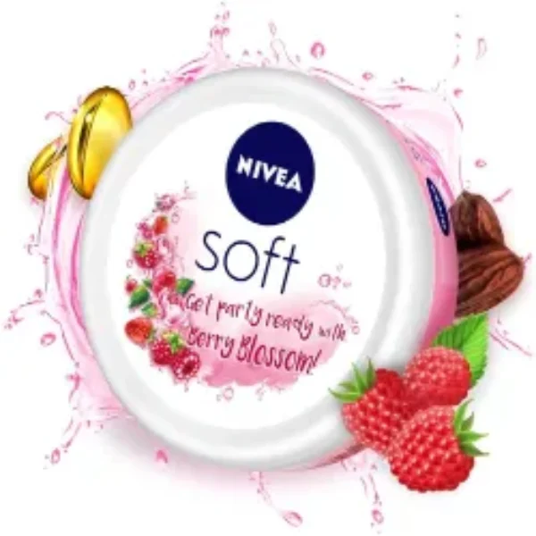 Nivea Cream Soft Berry 100Ml