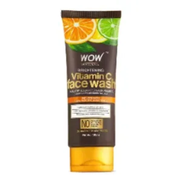 Wow Skin Science Brightening Vitamin C Face Wash – No Parabens, Sulphate, Silicones & Color (100Ml)