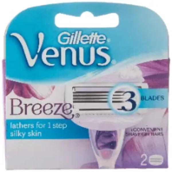 Gillette Venus Breeze Cartridge, 2 Count