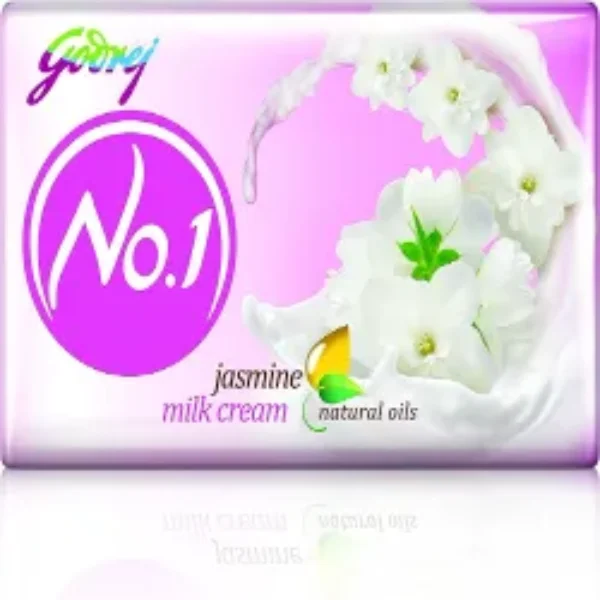 Godrej No.1 Jasmine Soap (100G), 4Set