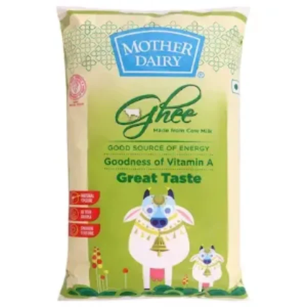 Mother Dairy Cow Ghee 1 L (Pouch)