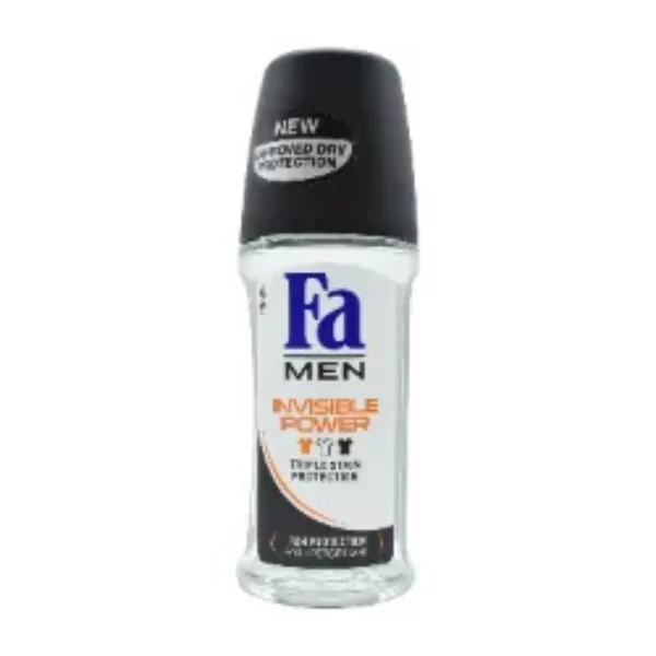Fa Invisible Power Soft Freshnessential Anti- Stains Protection Deodorant Roll-On – For Men  (50 Ml)