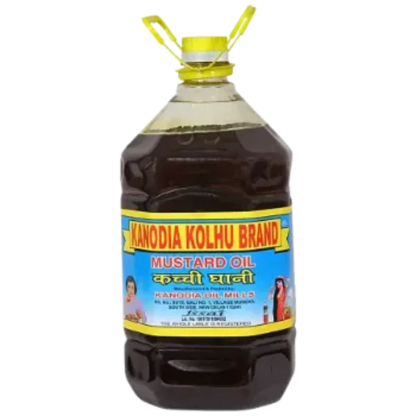 Kanodia Mustard Oil – Kach, 5L Tin
