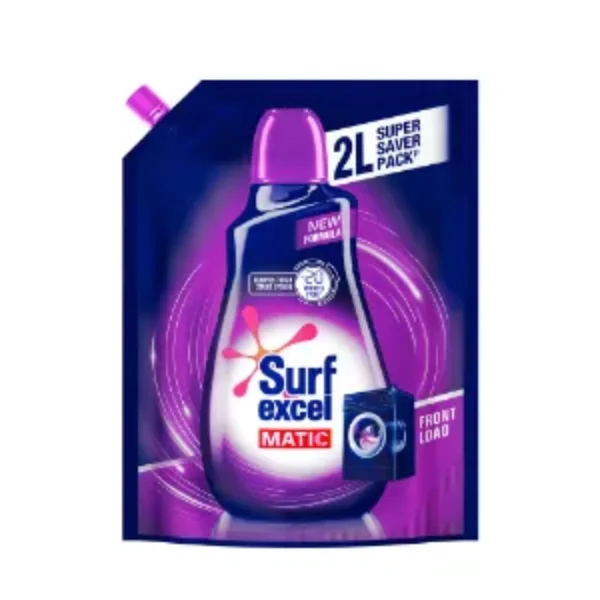 Surf Excel Matic Liquid Detergent Front Load Pouch 2L