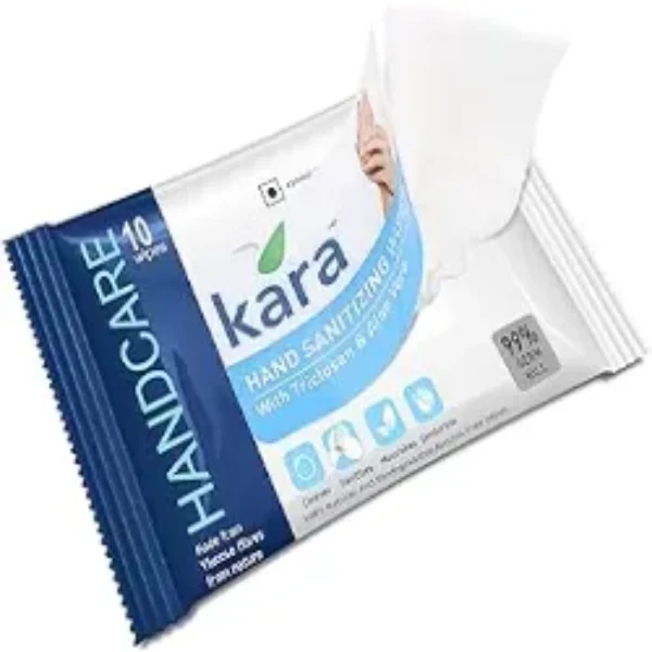 Kara Hand Sanitizing Wet Wipes (10 Pulls)