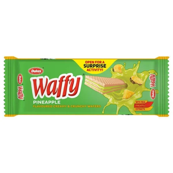 Dukes Waffy Biscuits Pineapple, 75 G