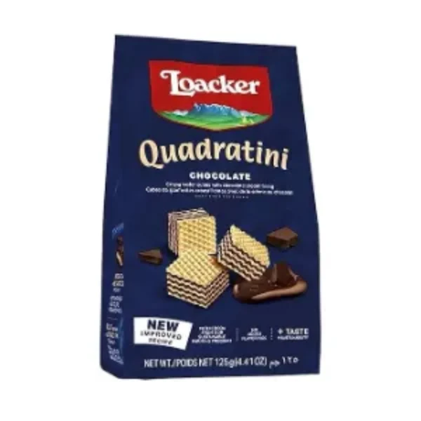 Loacker Quadratini Wafer – Chocolate , 125G
