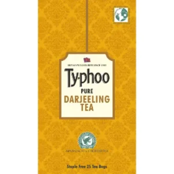 Typhoo Darjeeling Black Tea Bags (25 Tea Bags)