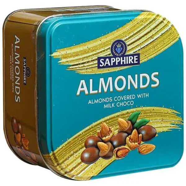 Sapphire Chocolate Coated Almonds, 90 G