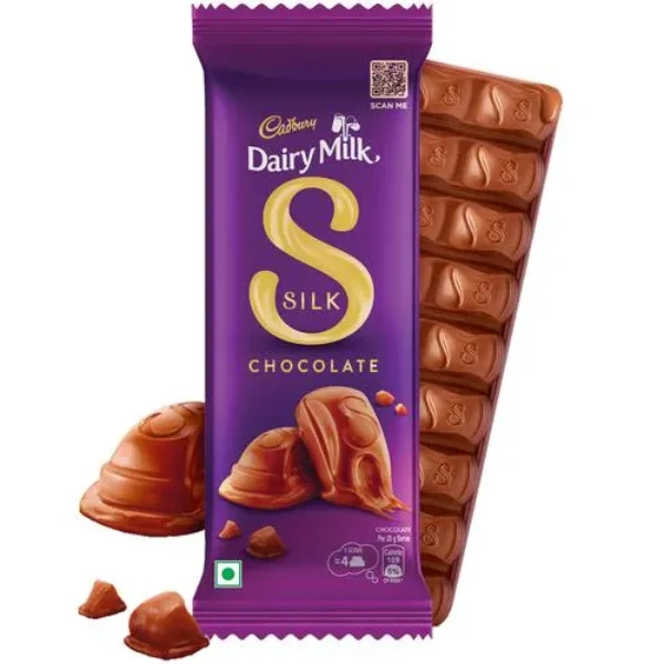Cadbury Dairy Milk Silk Chocolate Bar, 60 Gm