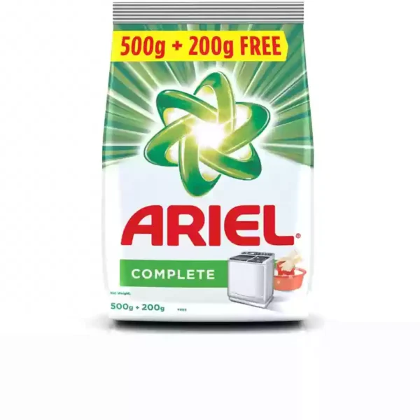 Ariel Complete (500 Gm + 200 Gm) Detergent Detergent Powder 700 G