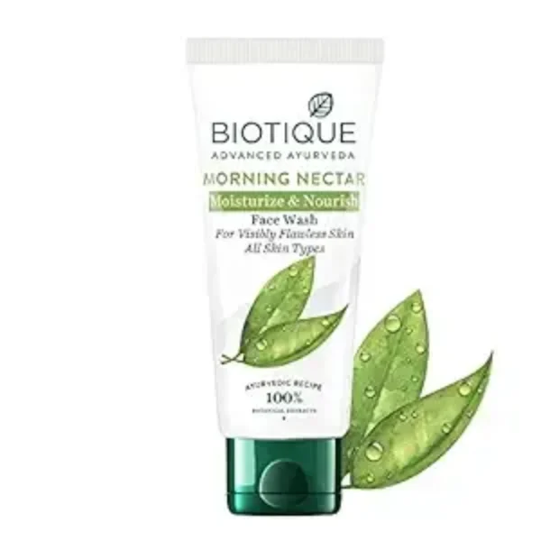 Biotique Bio Morning Nectar Visibly Flawless Face Wash For All Skin Types 100 Ml