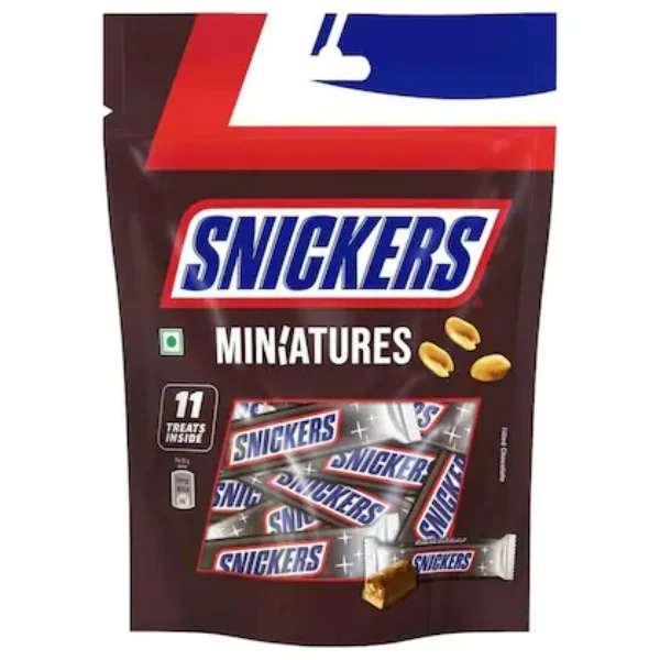 Snickers Miniatures Chocolates – Peanut, 90 G