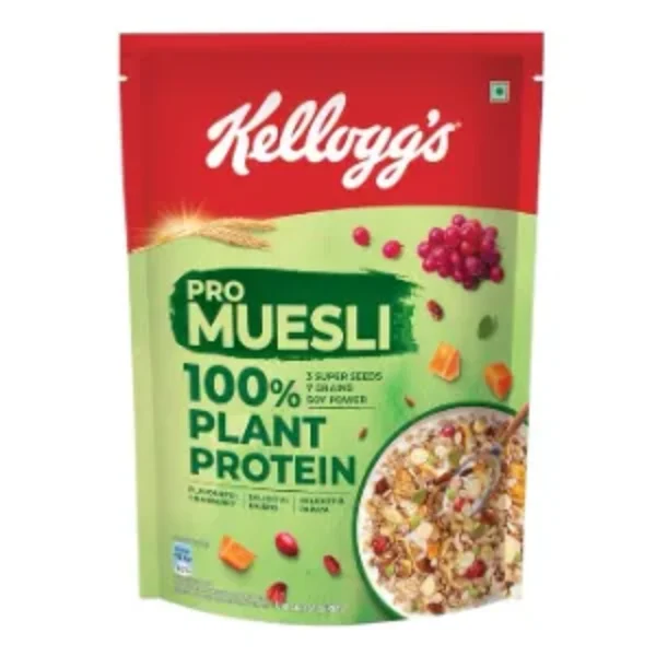 Kellogg’S Pro Muesli – With 100% Plant Protein 500G
