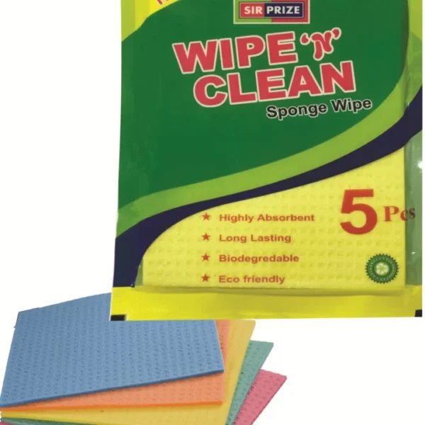 Sir Prize Kitchen & Household Cleaning Sponge Wipe (Medium, Pack Of 5)