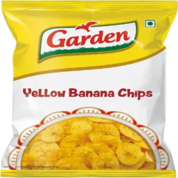 Garden Yellow Banana Chips, 85 G Pouch