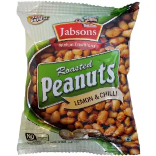 Jabsons Roasted Peanuts – Lemon & Chilli, 140 G