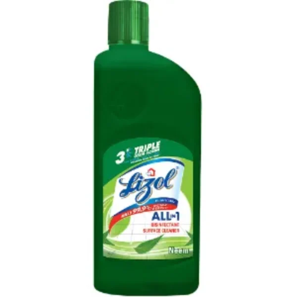Lizol Disinfectant Surface & Floor Cleaner Liquid – Neem, Kills 99.9% Germs, 975 Ml