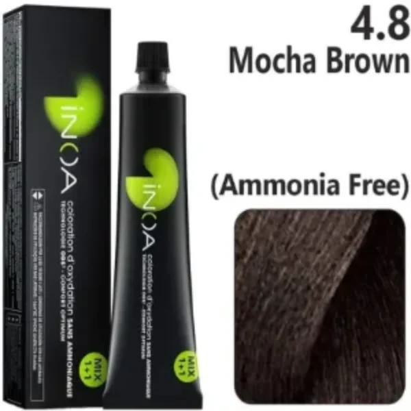 INOA Hair Colour No 4.8 Mocha Brown 60 G