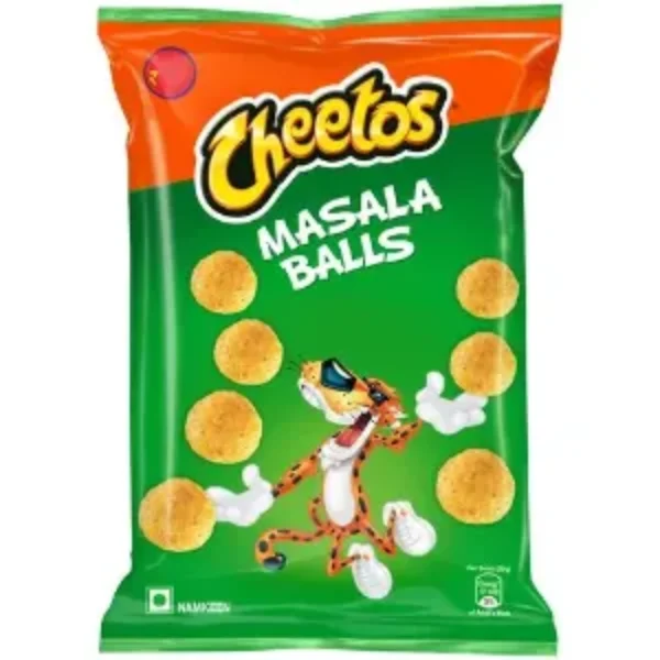 Cheetos Masala Balls Crispy Chips & Snacks, 84 g