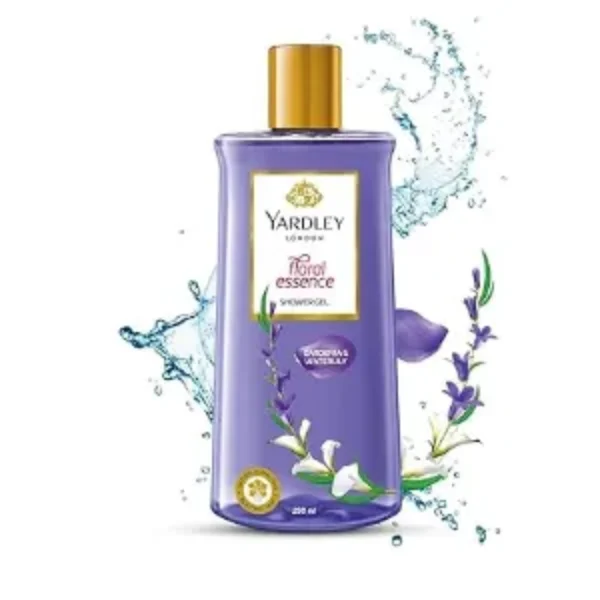 Yardley London Shower Gel Floral Essence With Natural Floral Oils Of Gardenia & Waterlily 0.250ML