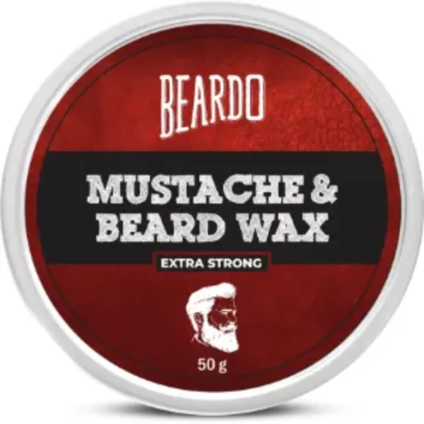 BEARDO Beard & Mustache Wax Extra Strong 50 Gm