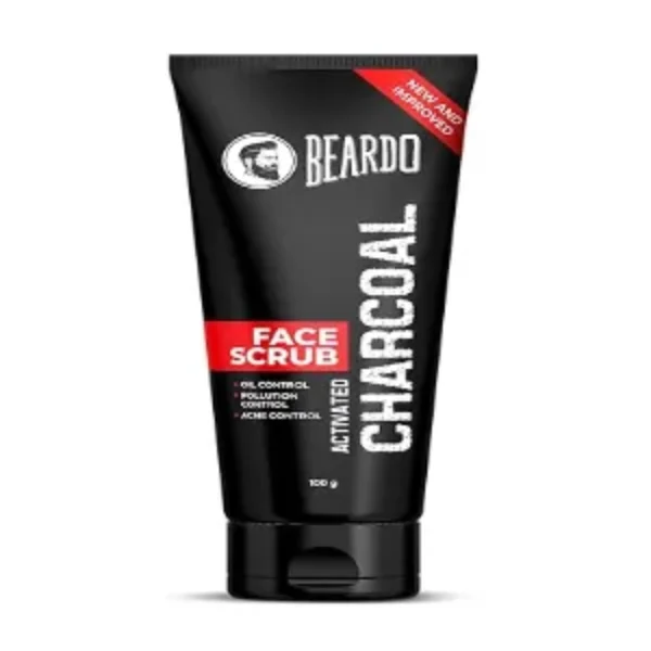 Beardo Activated Charcoal Face Scrub, 100 gm