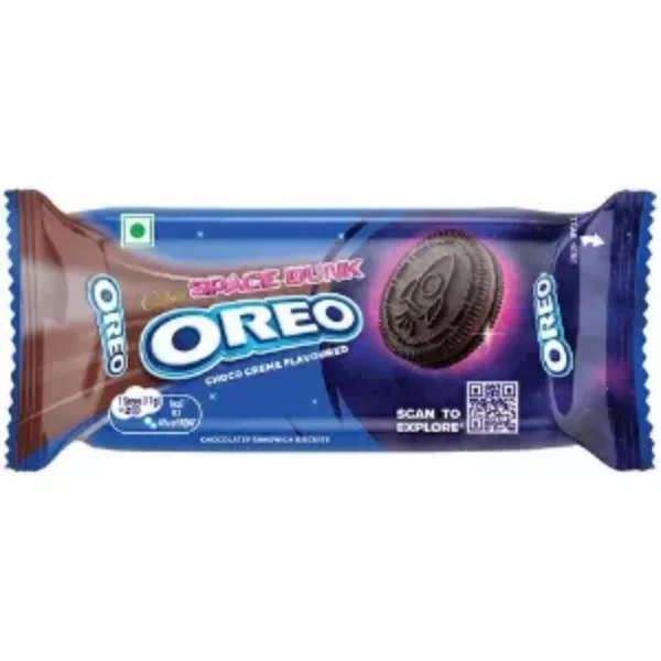 Cadbury Oreo Chocolate Flavour Creme Sandwich Biscuit, 43.75 g