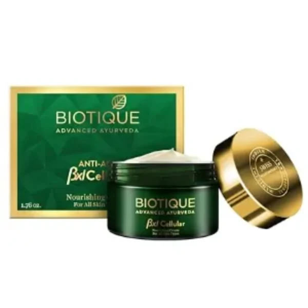 Biotique Bxl Cellular Saffron Nourishing Cream, 50g
