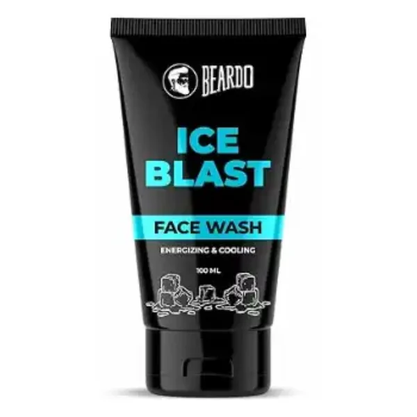 BEARDO Ice Blast Cooling Facewash for Men, 100 ml