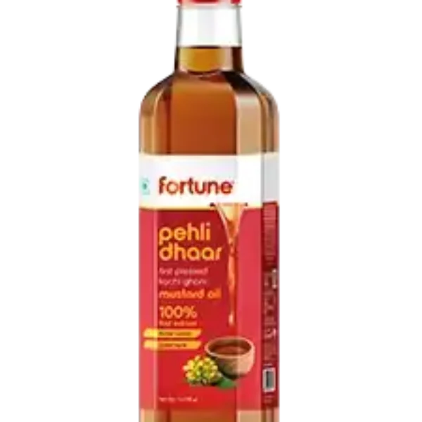 Fortune Pehli Dhaar First Pressed Kachi Ghani Mustard Oil 1LTR