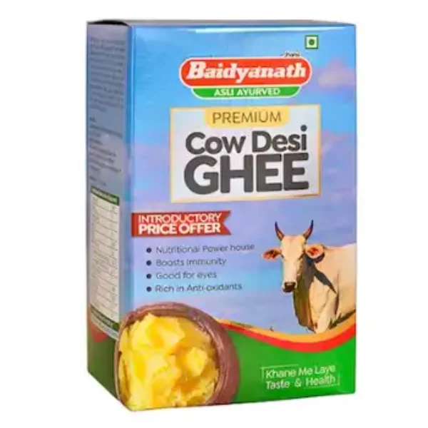 Baidyanath Jhansi Premium Cow Desi Ghee -1Litre