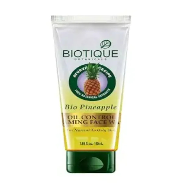 Biotique Bio Pineapple Oil Control Foaming Face Wash, 50ml